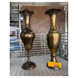 Brass Flower Vases With Unique Shapes