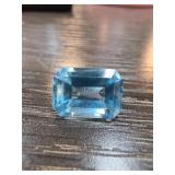 9-Carat Blue Topaz Gemstone