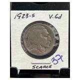 1923-S Buffalo Nickel in Graded Condition