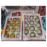 Glass Tree Ornaments in Original Boxes