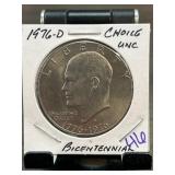 1976-D Bicentennial Eisenhower Dollar Coin
