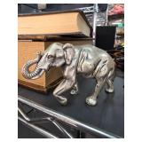 Peltro Elephant Figurine with Marking
