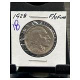 1928 Buffalo Nickel in Fine Condition