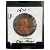 1973-S Lincoln Cent Gem Proof