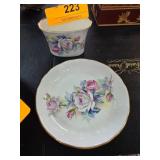 Aynsley Fine Bone China Dish and Container