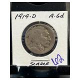 1919-D Buffalo Nickel