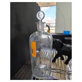Clear Glass Bottle with Stopper