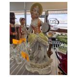 Porcelain Figurine of Lady with Mandolin