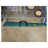 Green Rifle Rod Case with Handle