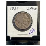 1927 Buffalo Nickel in Very Fine Condition