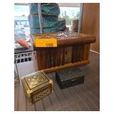 Decorative Wooden and Metal Boxes