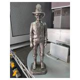 Pewter Figurine of Firefighter with Hat
