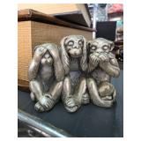 Peltro See-No-Evil, Hear-No-Evil, Speak-No-Evil