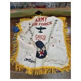 Army Air Force Chico Calif. Textile Blanket