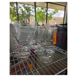 Lenox Holiday Glasses with Holly Design