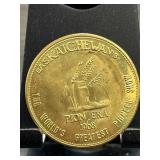 1968 Saskatchewan Pion-Era Trade Dollar Coin