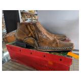 Robert Wayne Brown Leather Shoes Sz 9