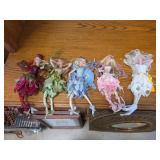 Five Decorative Fairy Figurines