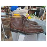Alfani Brown Leather Lace-Up Shoes 8.5