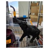 Bronze Elephant Figurine With Raised Trunk