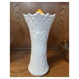 Lenox Ceramic Vase with Embossed Design