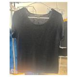 Josephine Chaus Studio Black Knit Top