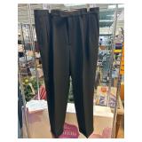 Alan Flusser Golf Black Polyester Pants