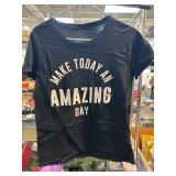 Black T-Shirt With Motivational Text