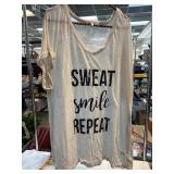 Active Graphic T-Shirt With Sweat Smile Repeat