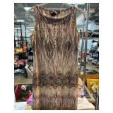 Urban Mango Sleeveless Patterned Dress