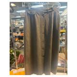 Gray Prophecy Button-Front Skirt