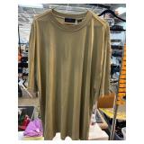 Gillio XXL Polyblend Shirt in Olive Green