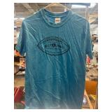 Blue Gildan Ultra Cotton T-Shirt with Football Des