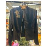 Black PositAttitude Jacket with Embellishment