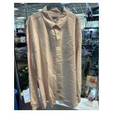 Old Navy Beige Long-Sleeve Button-Up Shirt