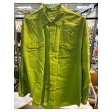 Free Agent Lime Green Button-Up Shirt