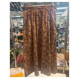 Brown Prophecy Skirt with Floral Design