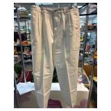 Tommy Hilfiger White Cotton Pleated Pants