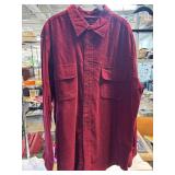 Club Room Red Corduroy Shirt, XL