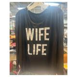 Black Long-Sleeve Shirt with 