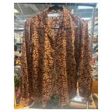 Brown Patterned Long-Sleeve Shirt