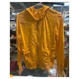 Yellow Hooded Jacket with Star Details