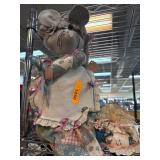 Handmade Mouse and Doll Fabric Figures