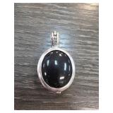 Sterling Silver Double-Sided Pendant