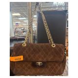 Isabella Rossetti Maeve Quilted Suede Crossbody