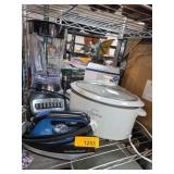 Household Appliances Lot with Blender, Crockpot, a