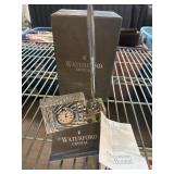 Waterford Crystal Desk Clock and Pen Set in Box