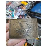 Dart Bronze-Tone Belt Buckle