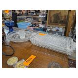 Pressed Glass Tableware Set