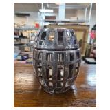 Antique Silver Overlay Inkwell